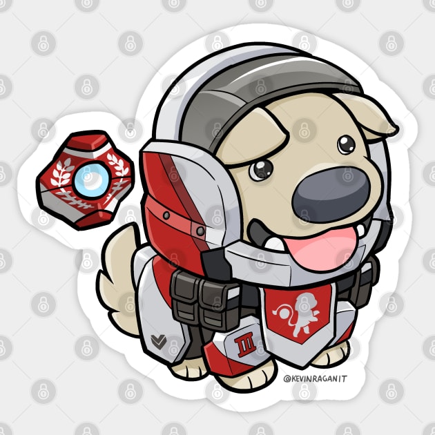 D2 Titan Puppers Sticker by fallerion